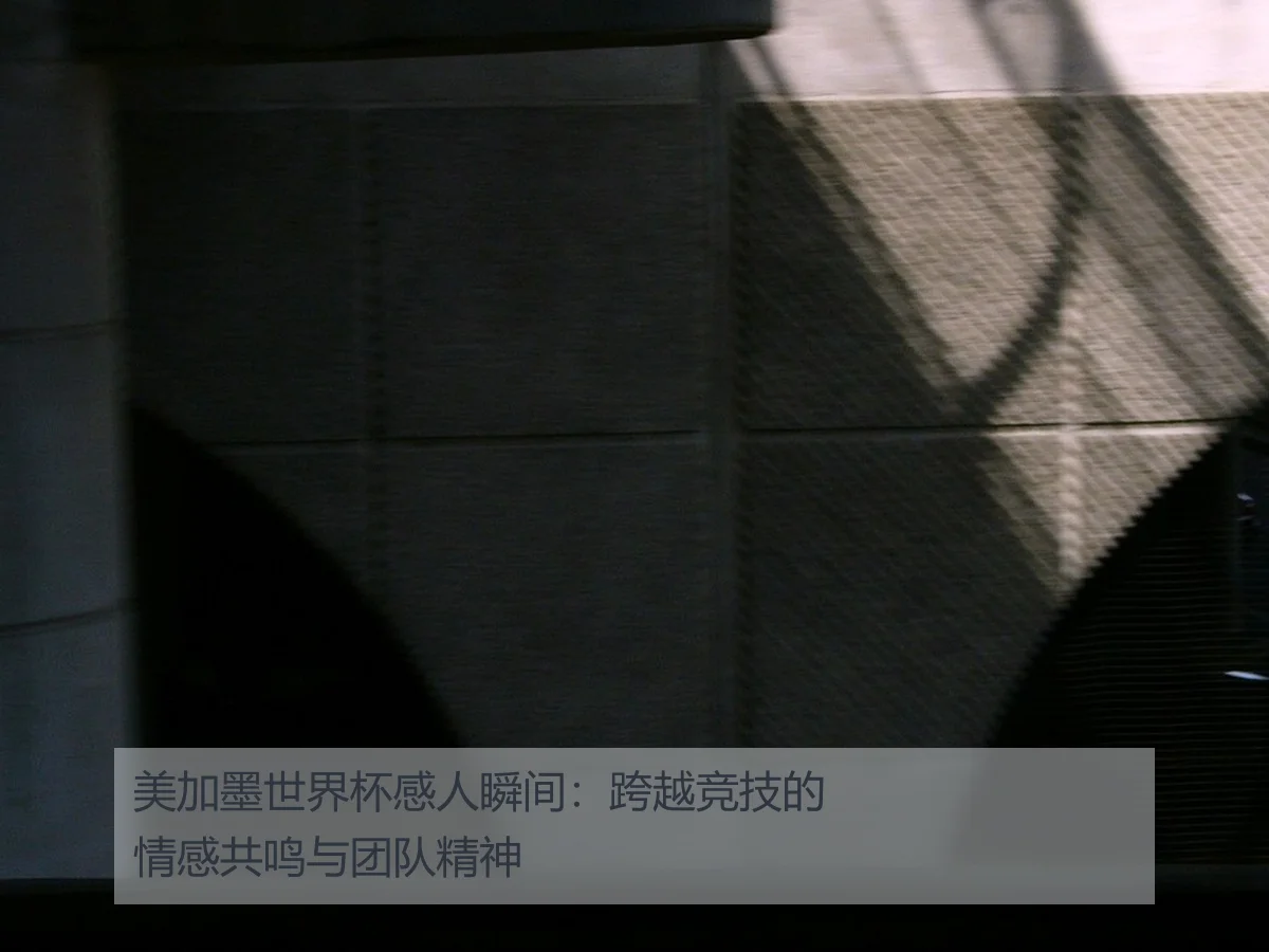 美加墨世界杯感人瞬间:跨越竞技的情感共鸣与团队精神
